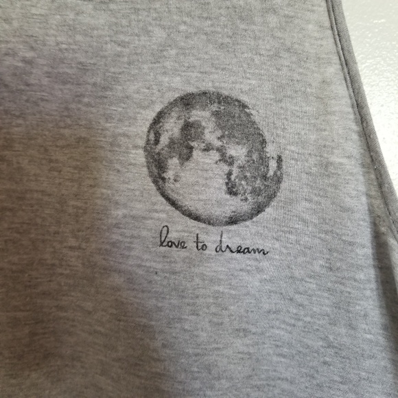 Moonchild Love To Dream Gray Tank - Size S - Picture 5 of 6